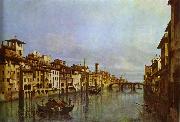 Bernardo Bellotto Arno in Florence. Norge oil painting reproduction